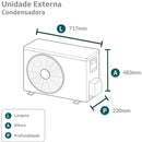Ar-Condicionado Split HW LG Dual Inverter Voice 9000 BTUs Quente/Frio 220V