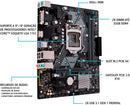 Placa-Mãe ASUS Prime - H310M-E R2.0/BR, Intel LGA 1151, mATX, DDR4