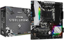 Placa Mãe AM4/USB 3.1/Type-C/Displayport, HDMI, ASRock, B450M Steel Legend