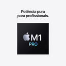 Apple MacBook Pro (de 14 polegadas, Processador M1 Pro da Apple com CPU 8‑core e GPU 14‑core, 16 GB RAM, 512 GB SSD) - Cinzento sideral