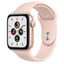 Apple Watch Se 44mm Caixa Dourada e Pulseira Esportiva Areia-Rosa
