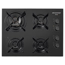 Cooktop à Gás 4 Bocas Brastemp Ative! BDD61 Preto Vidro - Bivolt