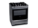 Fogão de Piso Consul CFS5V 5 bocas Mesa de Vidro Inox Bivolt