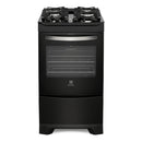 Fogão de Piso Mesa de Vidro Electrolux 4 Bocas 52LPV Preto - Bivolt