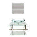 Gabinete de Vidro 70cm para Banheiro Irlanda Incolor