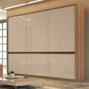 Guarda Roupa Casal 6 Portas 6 Gavetas Urban Móveis Lopas Carvalho
