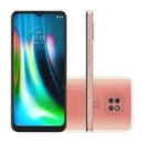 Smartphone Motorola G9 Play 64GB 4G Wi-Fi Tela 6.5'' Dual Chip 4GB RAM Câmera Tripla + Selfie 8MP - Rosa Quartzo